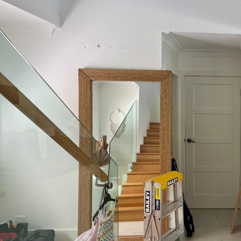 Before Heavy Mirror Installation