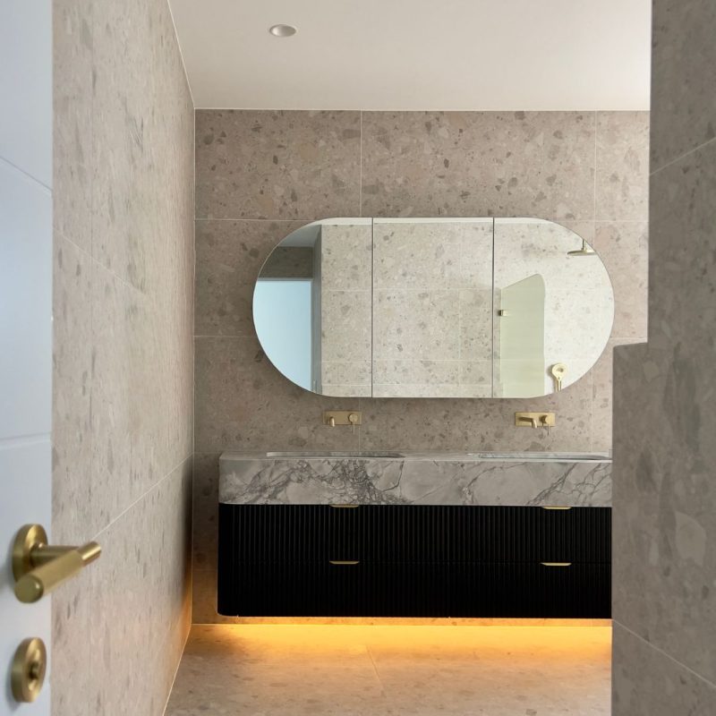 Before Towel Rack Installation